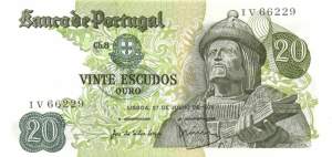 20 Escudos 27.7.1971